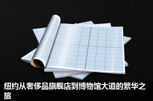 纽约从奢侈品旗舰店到博物馆大道的繁华之旅