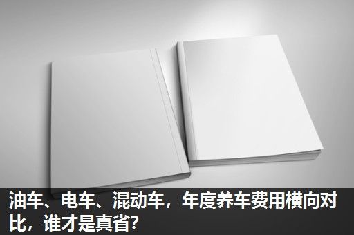 油车、电车、混动车，年度养车费用横向对比，谁才是真省？